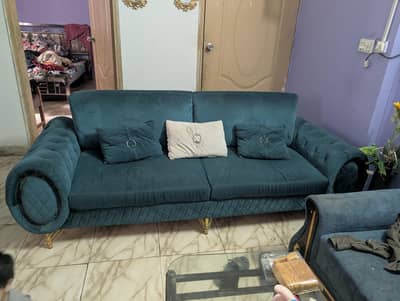 1 sofa 1 sofa cum bed with table