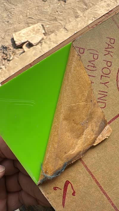 Pvc sheets 4* 6 multi colour