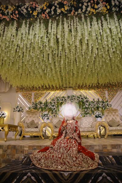 bridal dress + valima dress 70k original price red bridal dress 150k