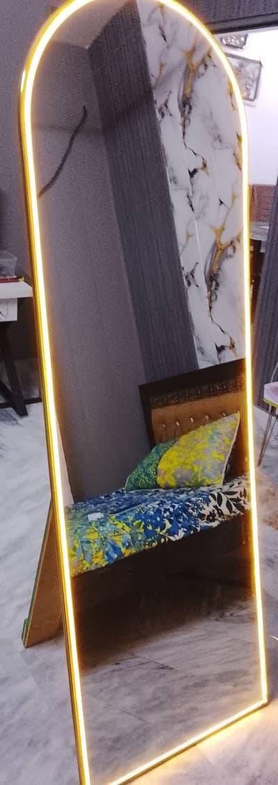 Brand new LED mirror with adjustable stand