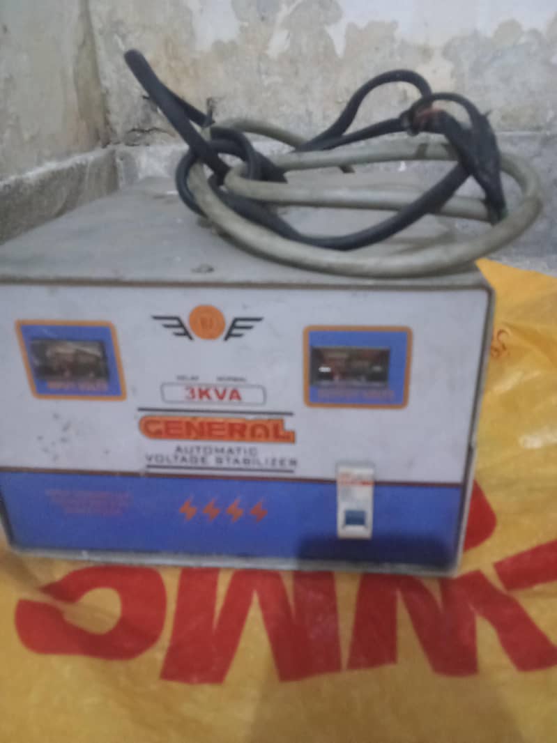 General Automatic Voltage Stabilizer — 3 KVA 0