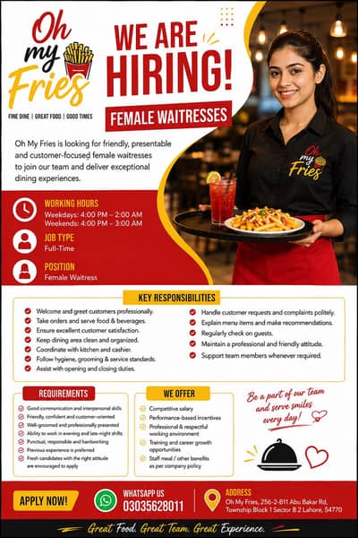 Female Waitresses