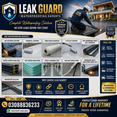 est Waterproofing Services | Roof Leakage & Water Seepage Solutio