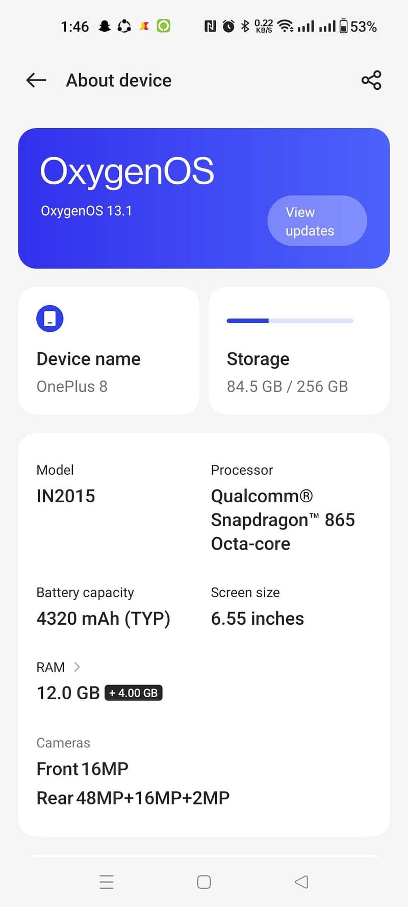 One Plus 8 0