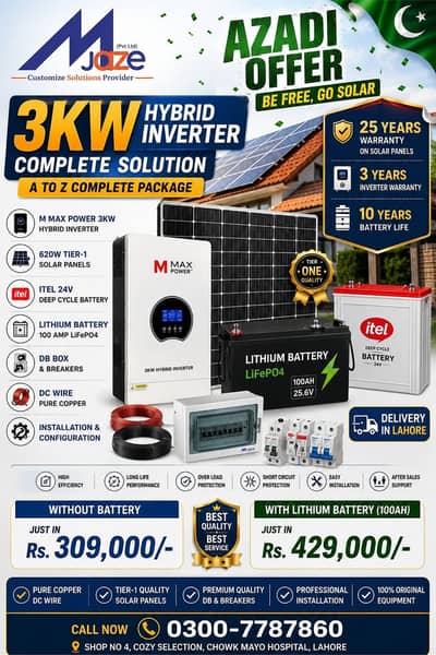A Grade Solar solution 100 % Original