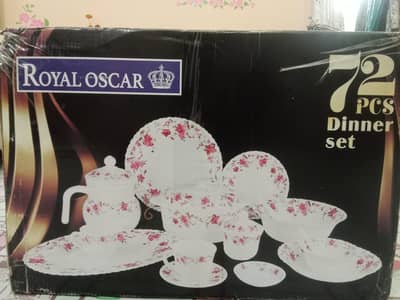 Royal Oscar 72 Pcs Opal Glass Dinner Set  27000