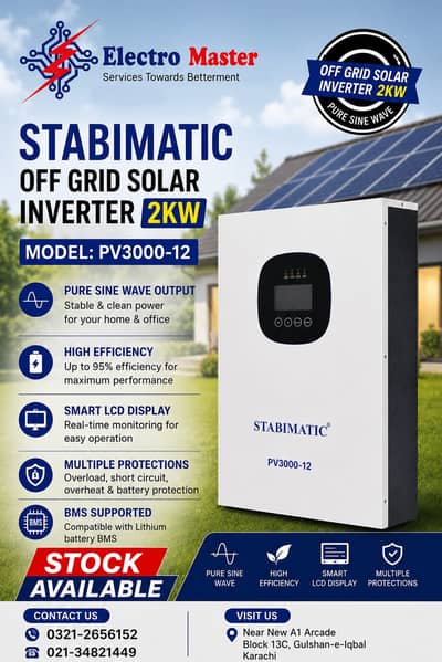 Solar Inverter STABIMATIC 4.2Kw - 6KW