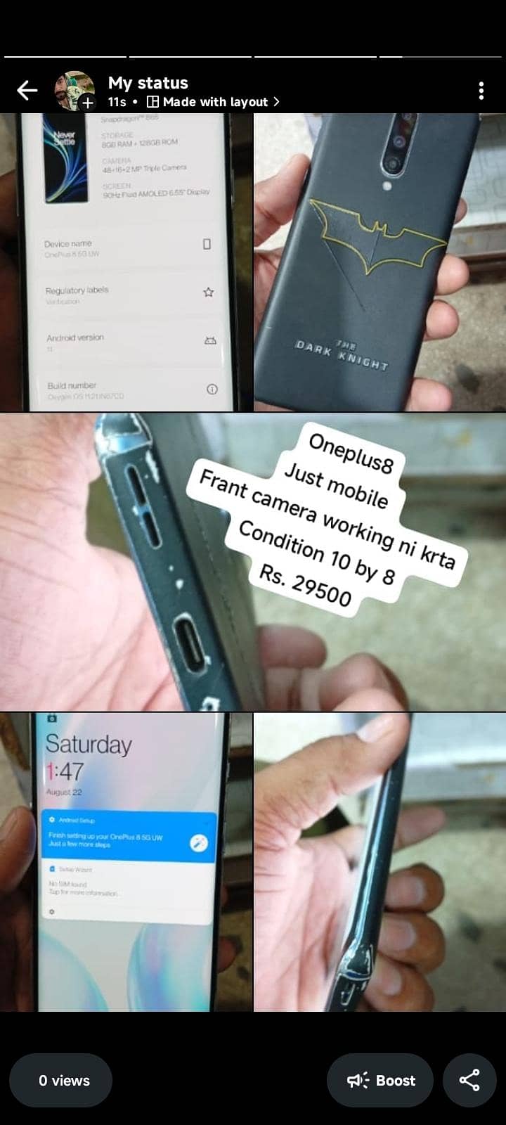 One Plus 8 0