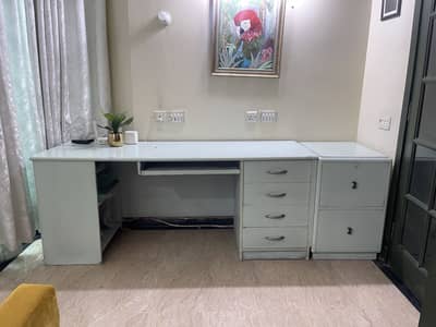 Computer table and filing cabinet set For office or study