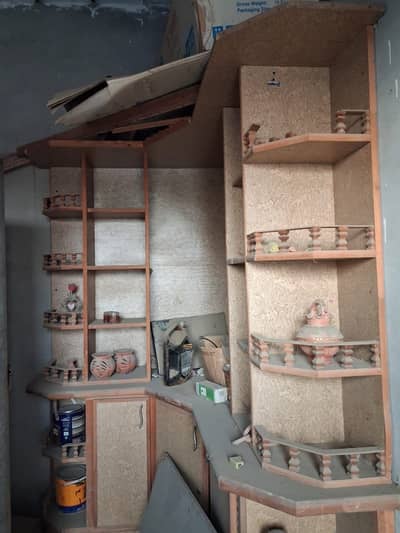 Wardrobe and TV Wall and Wall Cupboard and shelves