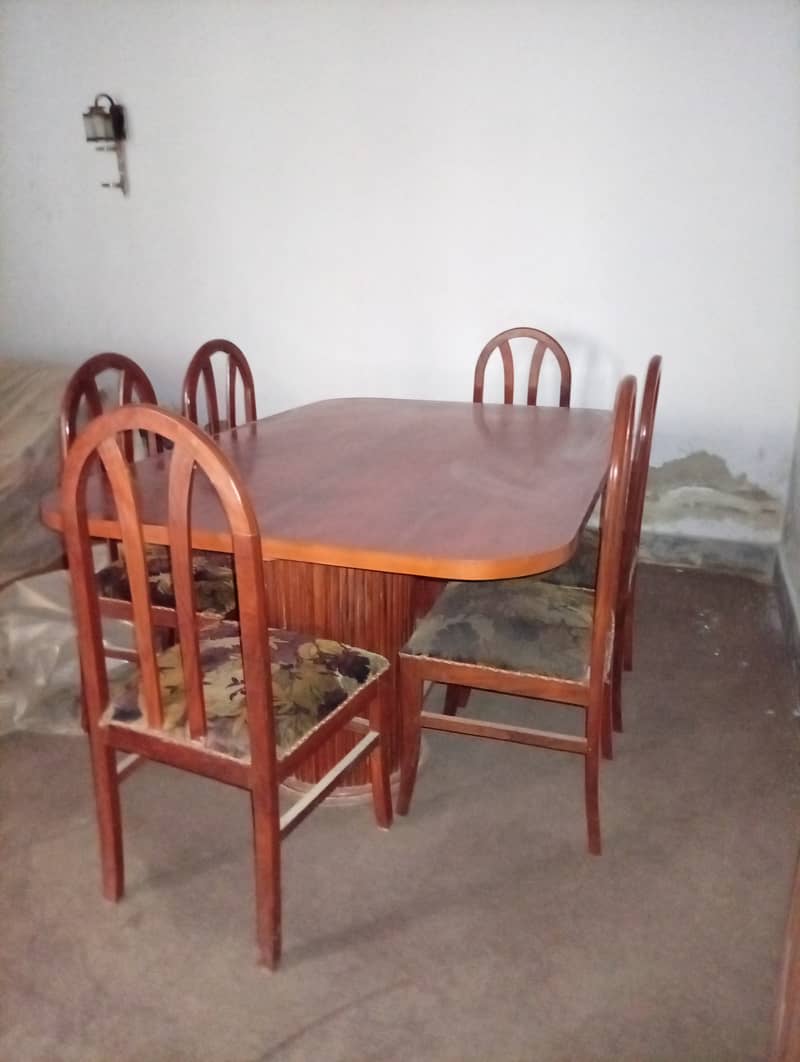 Six chair dining table set 2
