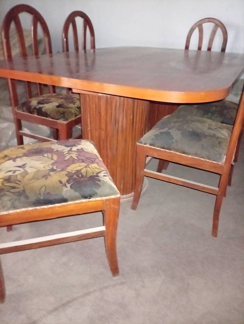 Six chair dining table set 4