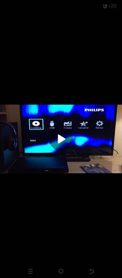 Phillips DVD player Hdmi and USB supported