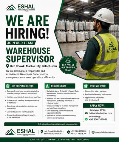 Warehouse Supervisor