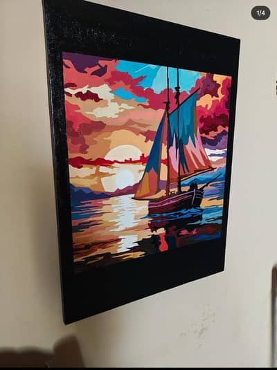 hand made painting crafted in 200 hours