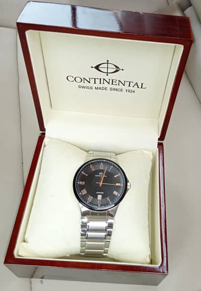 Continental Sapphire Swiss Made Watch – Original Box | Lahore