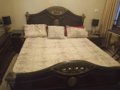 King Size Bed Wardrobe Side Tables