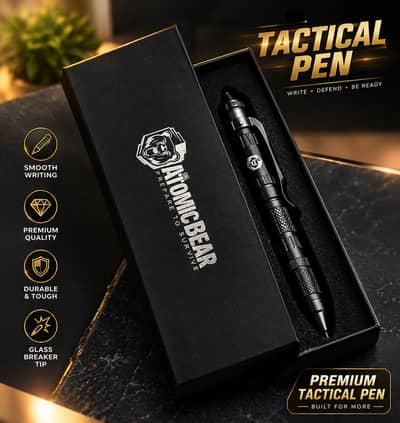  Tactical Pen | Imported Branded | Glass Breaker + Laser + 3 Ink