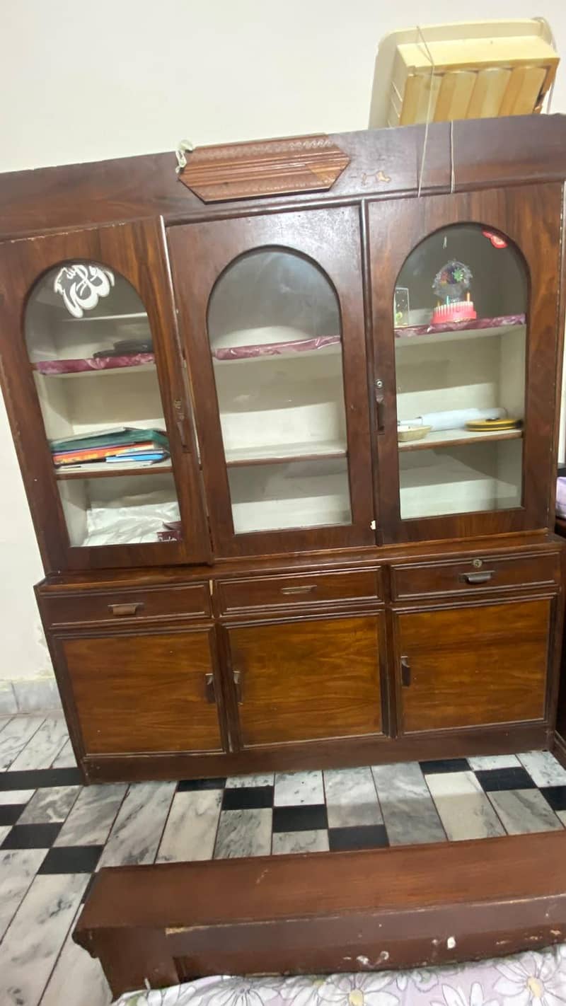 bed,two side table, showcase 4