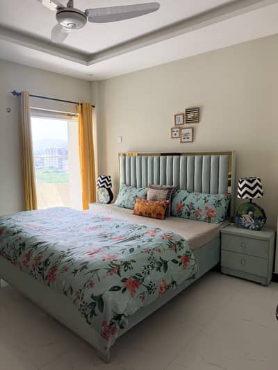 bedshet with side tables and mattress