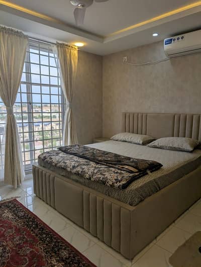 Brand New Luxury 2 Bed Full Furnished Corner Apartment for Rent | Main Expressway | Gulberg Greens Islamabad |