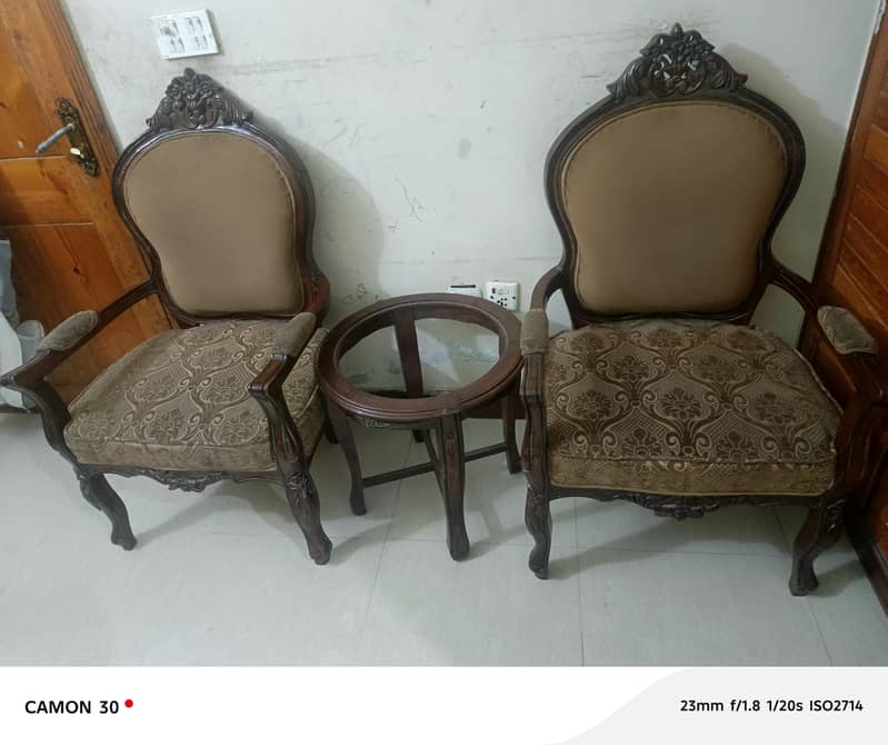 Chinyouti Bed, dressing table, side table, coffee set 5