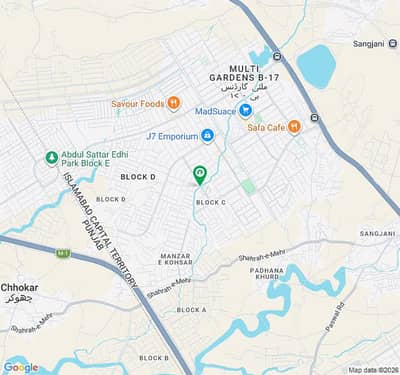 5090 = 20 Marla Plot For Sale in Block C B-17