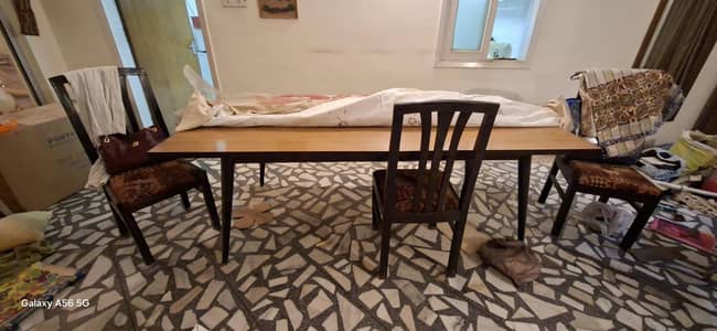 Dining table with 8 chairs