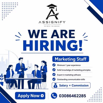 Marketing staff (females only)