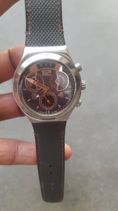 Original Swatch Irony Chronograph Swiss Made Men's Watch