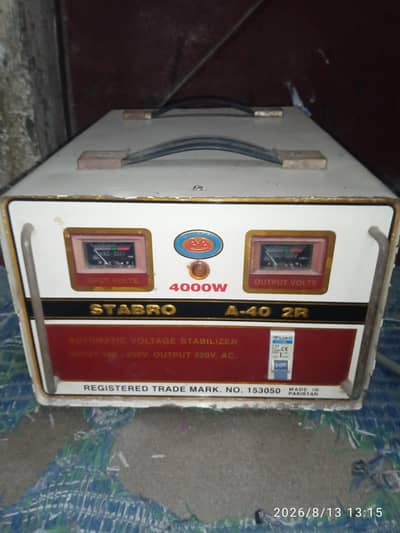 Branded Pure copper stabilizer 4000 watts