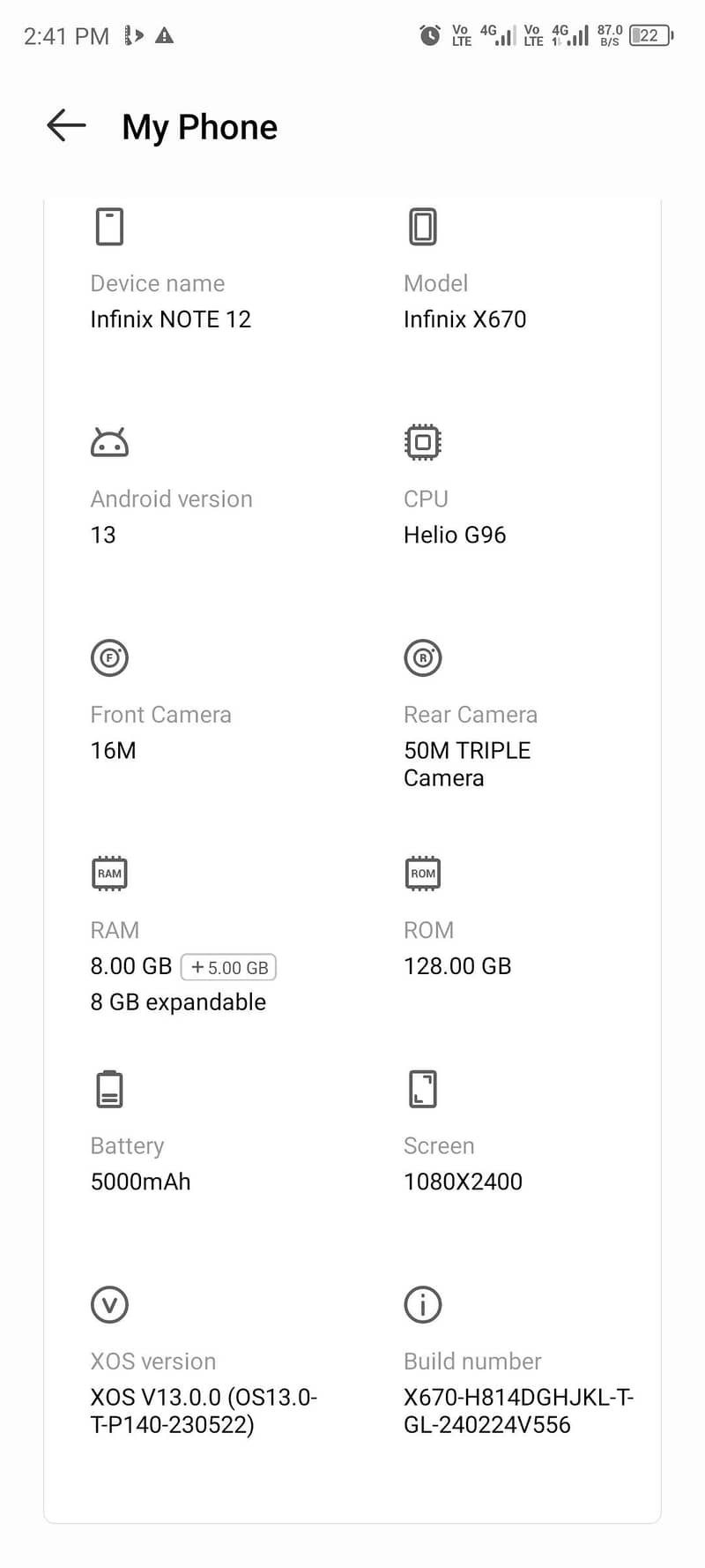 Infinix Note 12 4
