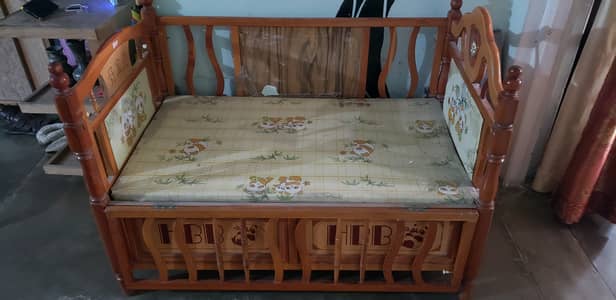 Wooden babi cradle