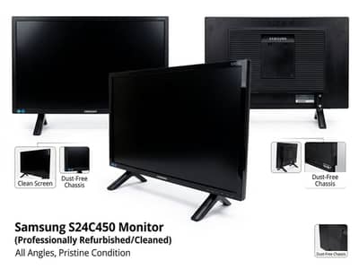 Samsung 24" LED Monitor (S24C450) - Clean & Fresh Condition