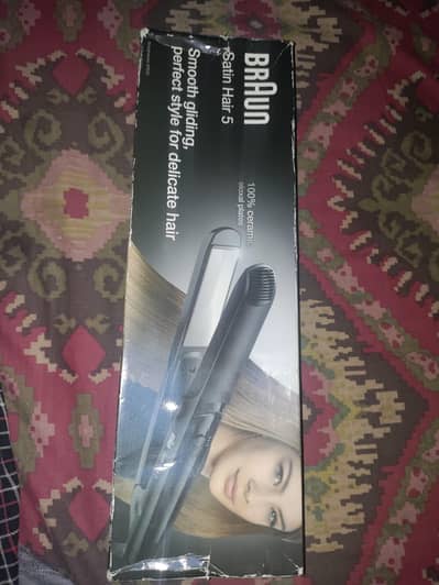 Braun hair straightener (original)