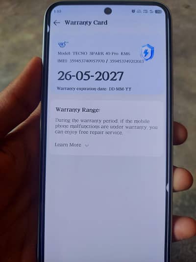 Tecno spark40 pro
