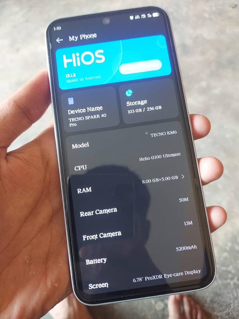 Tecno spark40 pro 1