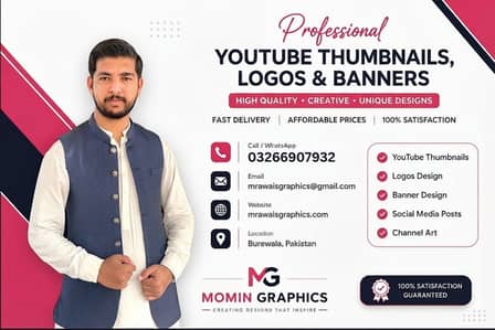 Professional YouTube Thumbnails & Custom Logo Designing