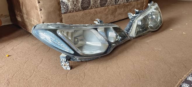 civic reborn head lights