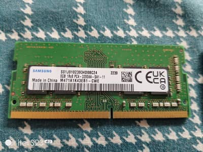 Samsung 8gb ddr4 3200mhz laptop ram(4 piece's available)