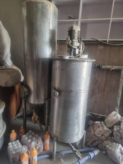 Juice plant with 3 motors