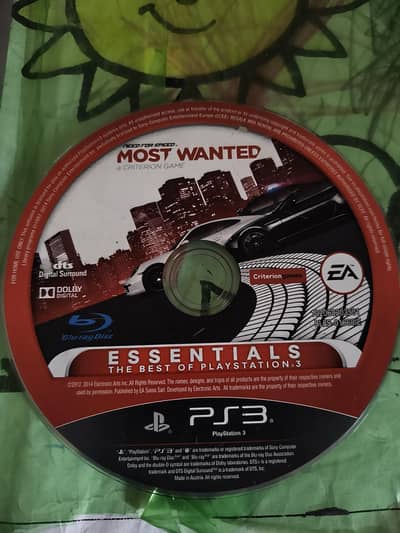 Need for speed Must wanted  PS3