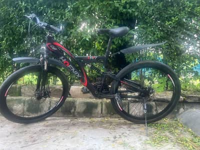 PHOENIX Gear Bicycle Red And Black Full Size
