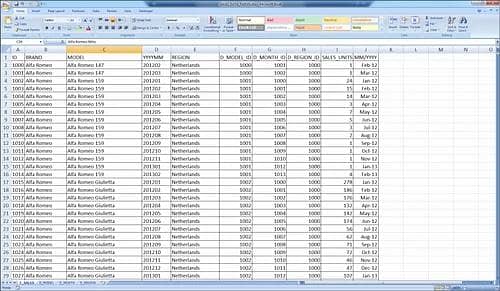 Data Entry Spreadsheet Work 4