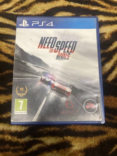 Ps4 cd need for speed rivals (negotiable)