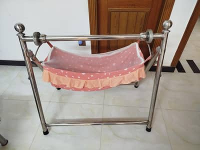 Baby portable swing (jhoola) with mosquito net