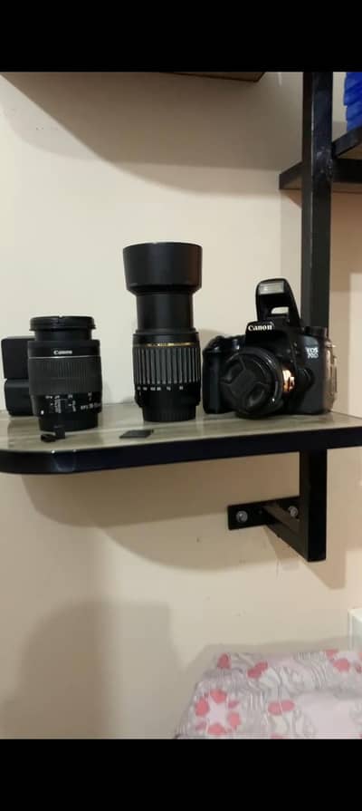Canon 70D Professional DSLR Kit with 3 Lenses – Excellent Condition