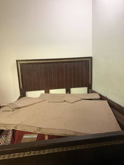 Bed in with foam