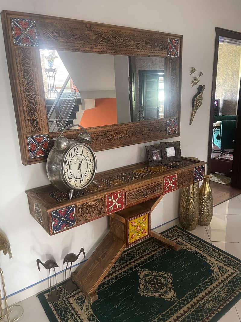 Double Bed ,TV rack, Tables 0