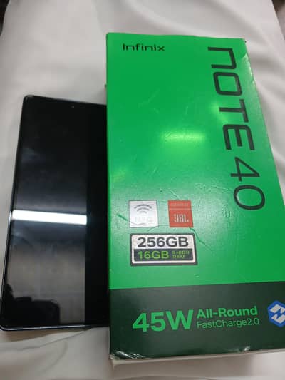 Infinix Note 40 without board all original parts